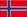 Flagge Norwegen statisch